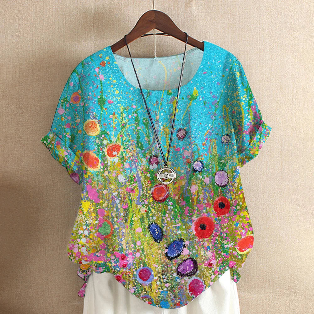 Tops Fashion Pullover Ladies Tees For Summer