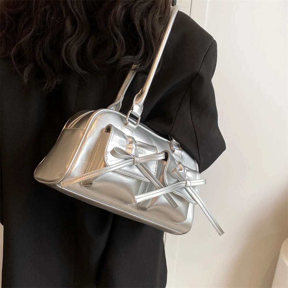 Shoulder Bags with  Big Capacity Commuter Mini Boston Underarm Luxury Designer Handbag