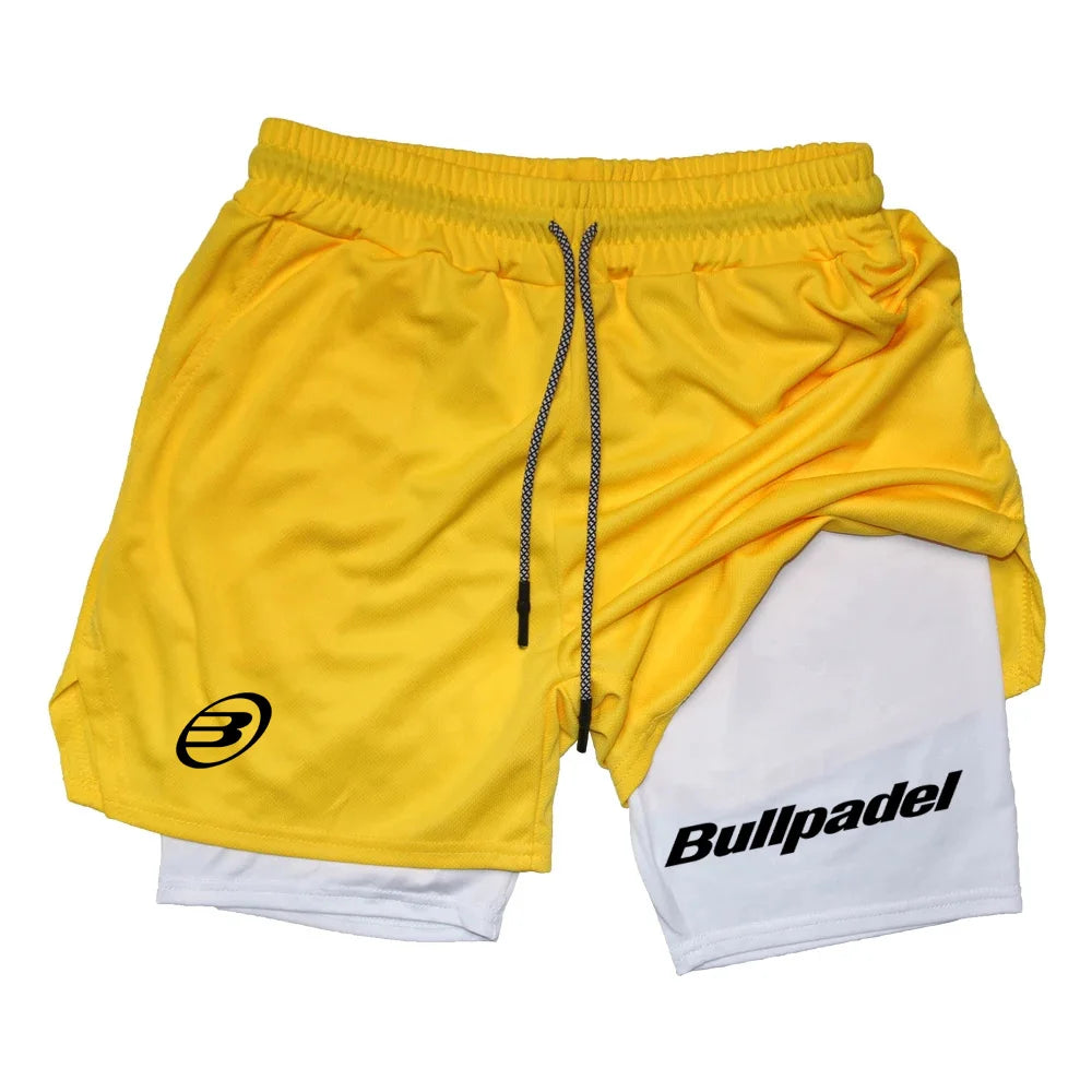 Men's Trousers Outdoor Running  Padel Sport Shorts  Breathable Tennis Quick-Drying BadmintonSportwear