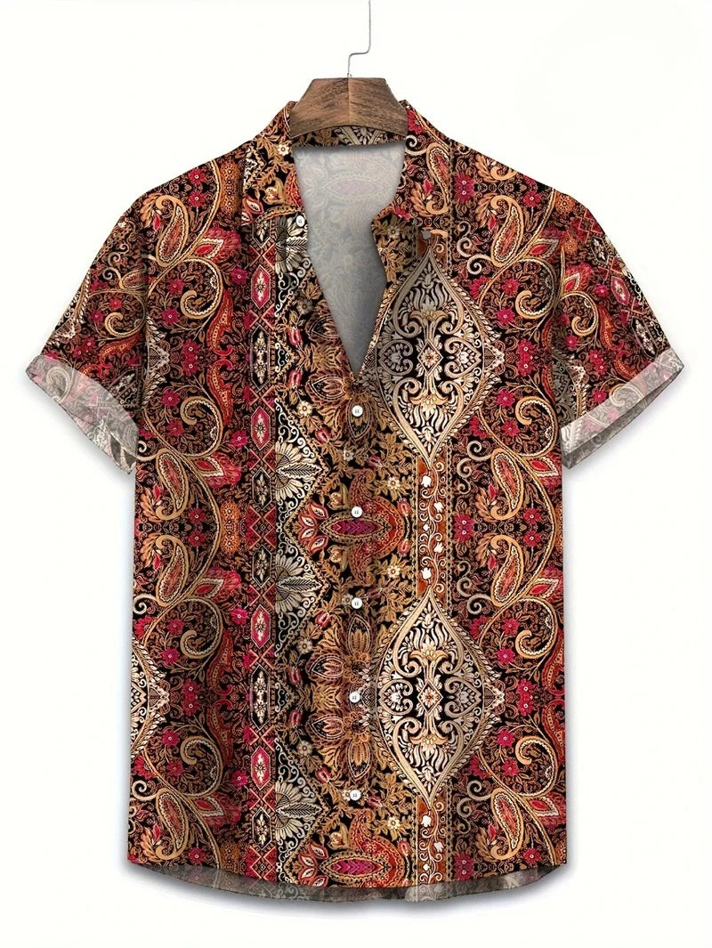 Hawaii Shirts Graphic Short-sleeved T-shirt For Men