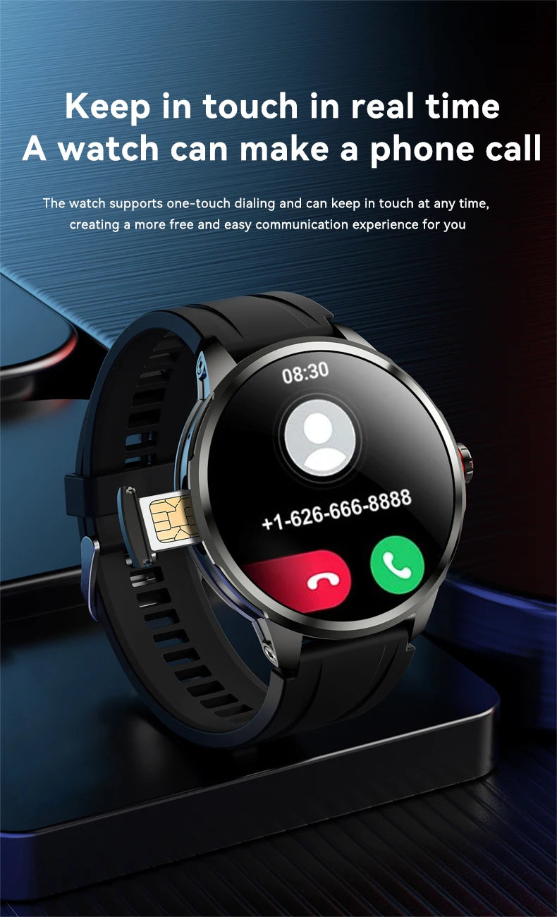 5G/4G Full Netcom 8GB+128GB RAM Smart Watch 1.95 inch 2100mah Battery 900W Camera GPS WIFI Google APPS Smartwatch