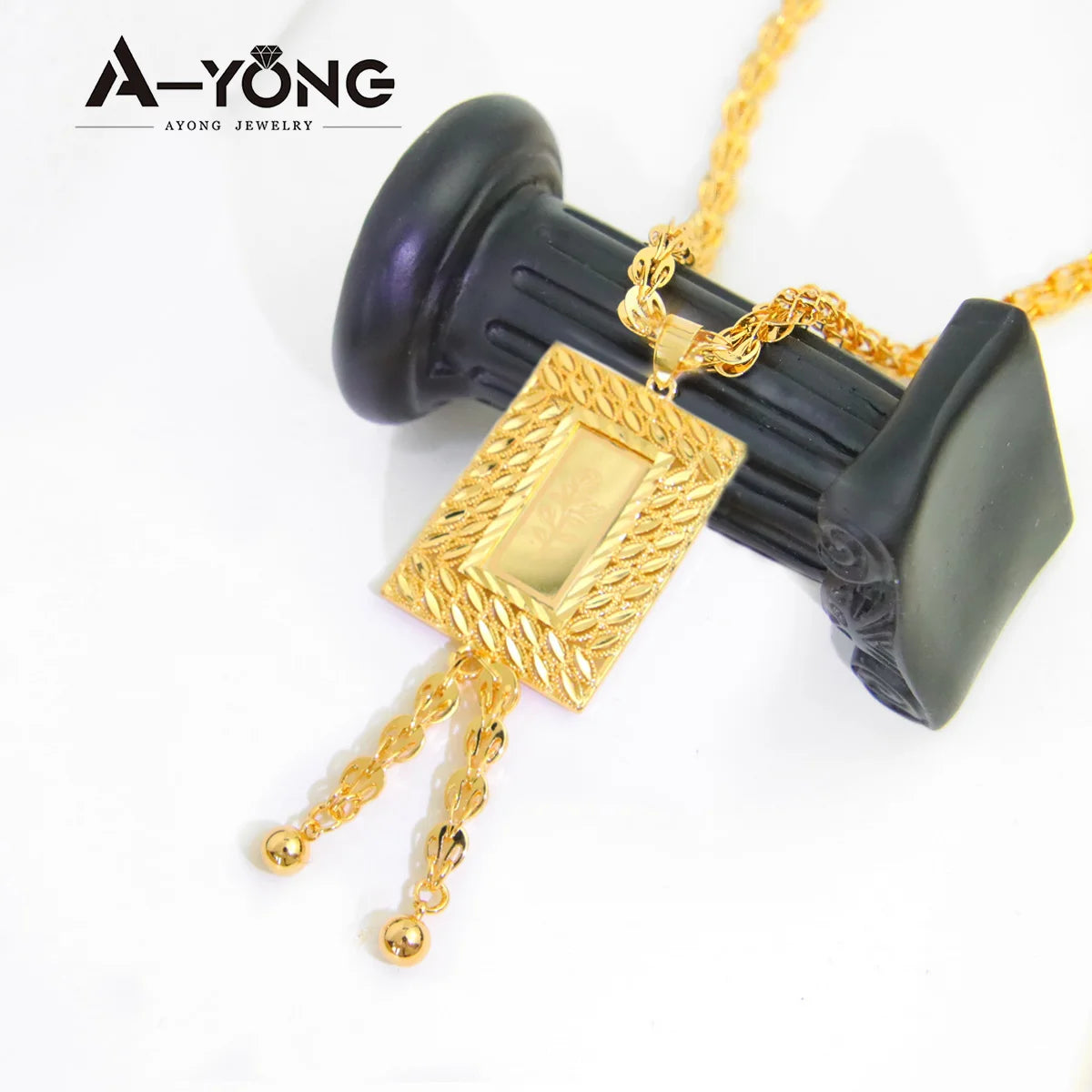 Necklace 21k Gold Plated Luxury Wedding Party set