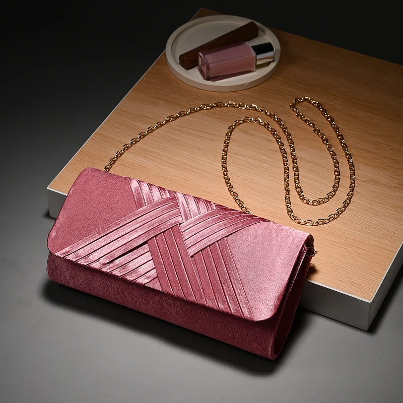 Luxury Stripes Designer One-shoulder bag Envelope Evening Clutch Bags shoulder bag women wedding party gift