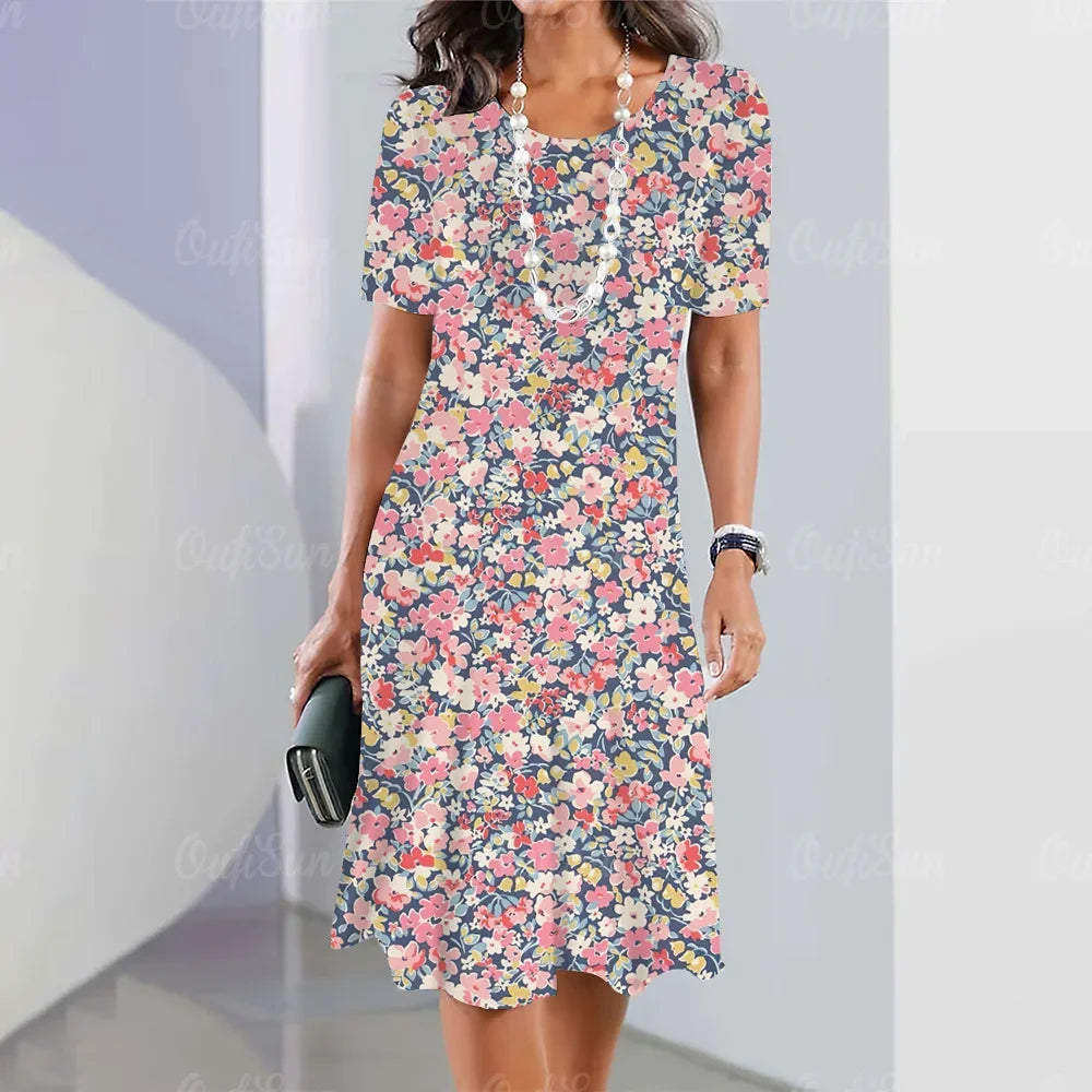 Elegant Beautiful Casual Mini  Summer Sweet Dress