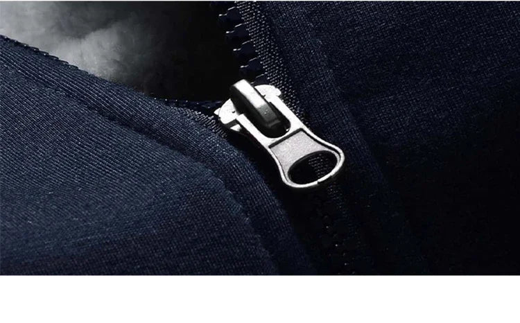 Men's autumn and winter sports set hooded casual cardigan jacket outdoor thickened warm sport