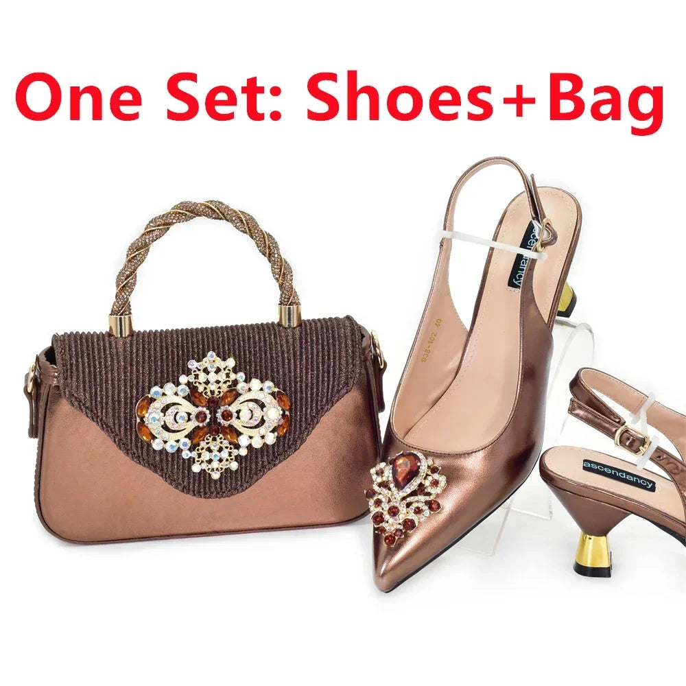 New Fashion Women Shoes and Bags To Match