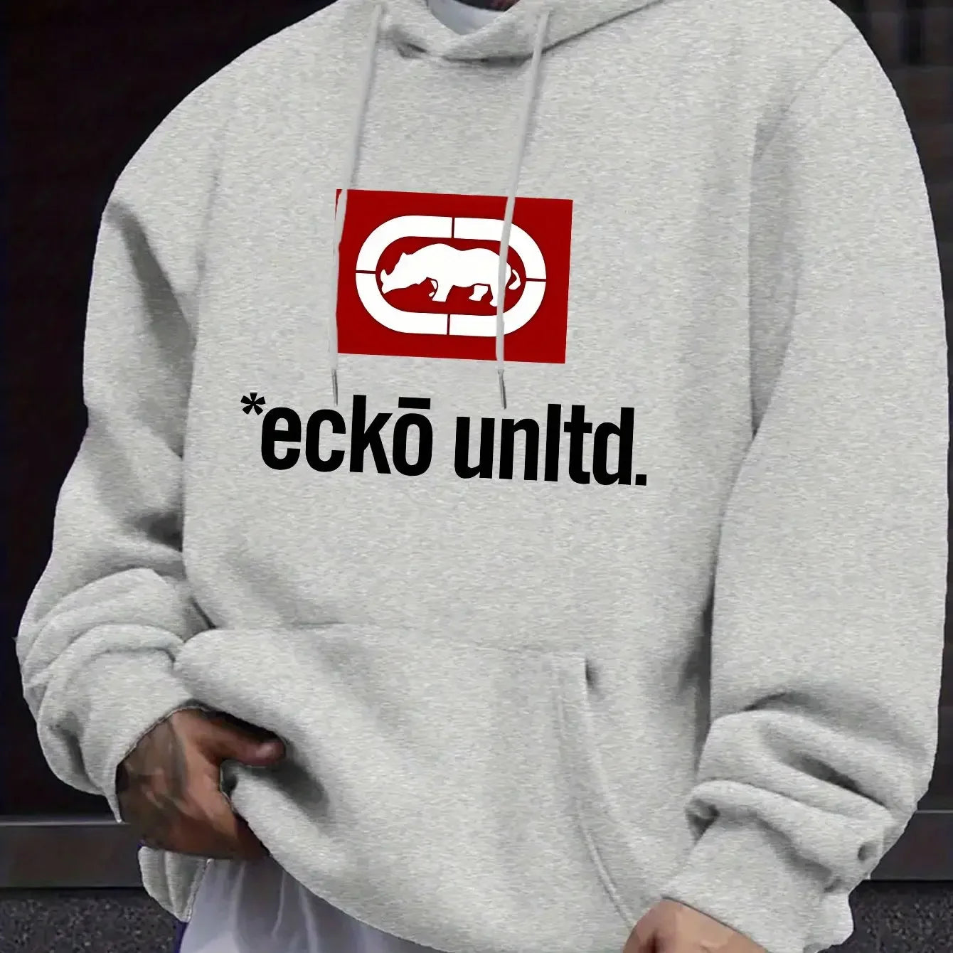 Men's hoodie with graphic "Ecko Unlimited" - Casual sweater  long sleeves