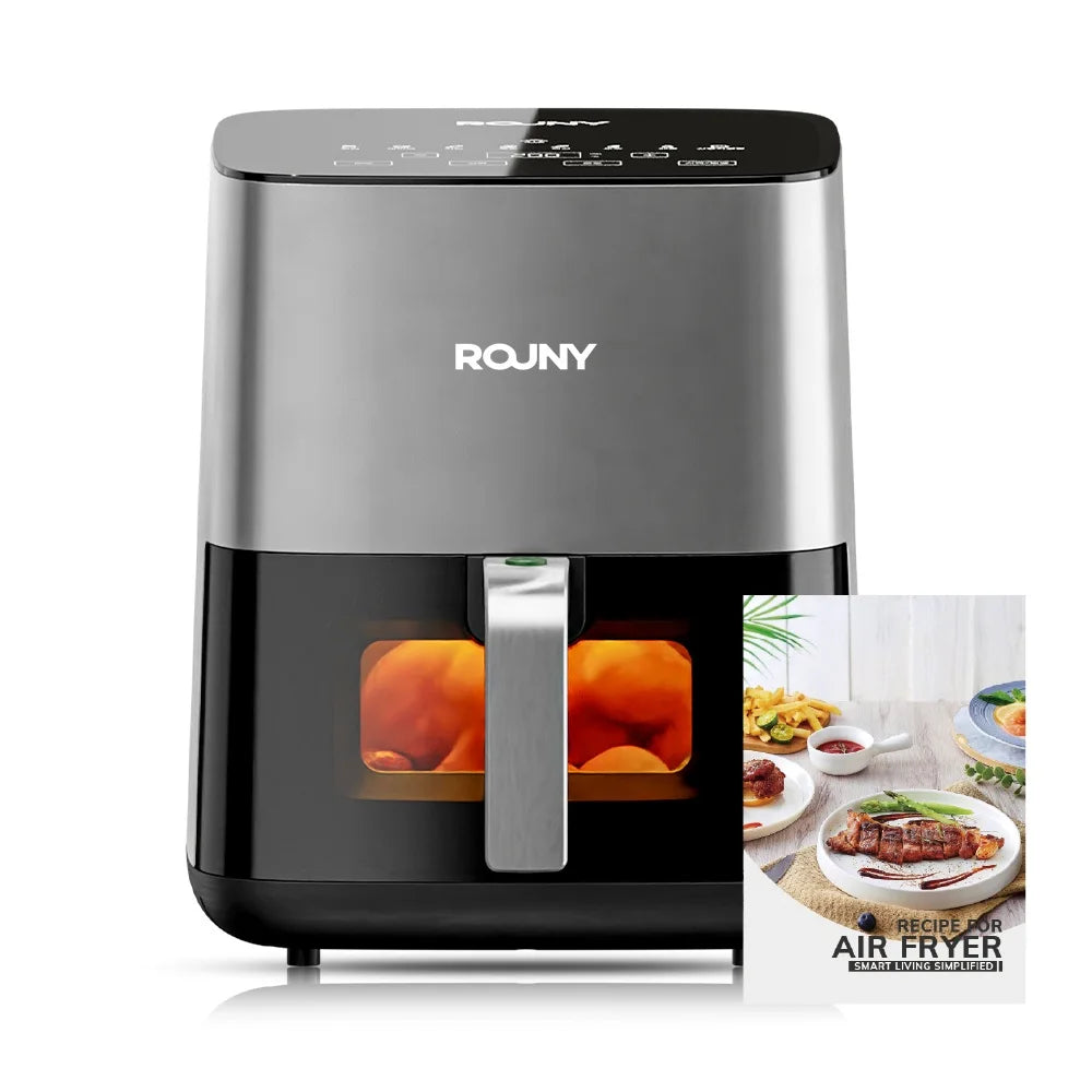 Air Fryer 5L, Electric Hot Fryer Oven Oilless Cooker with Touch Control & Nonstick Basket & Visible Window