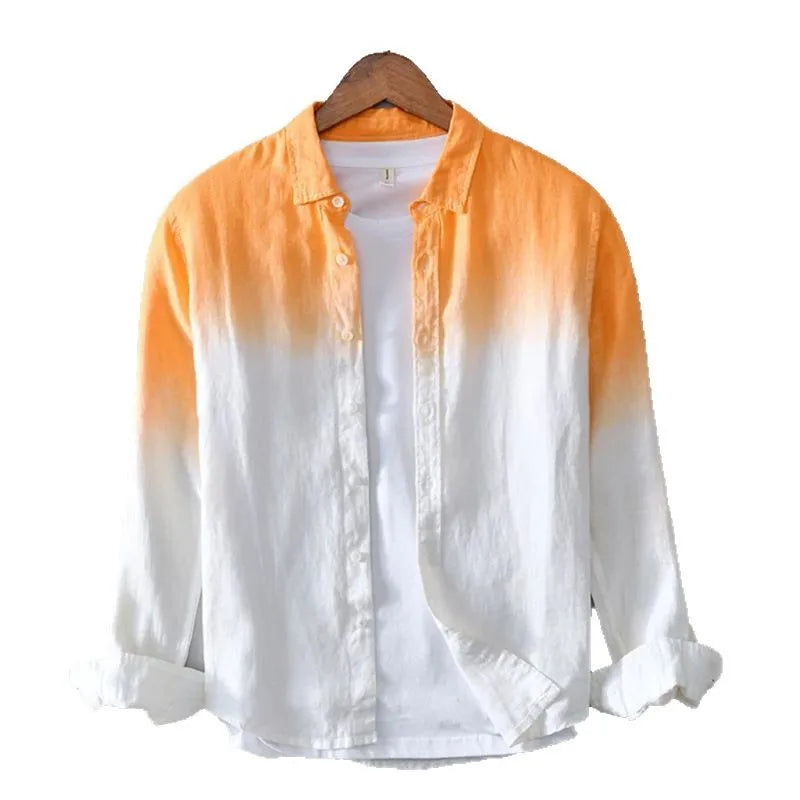 Spring and Autumn Shirt Casual Long Sleeve Collar Shirt