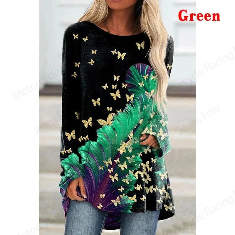 Lady Long Sleeve T shirt Breathable Tshirt