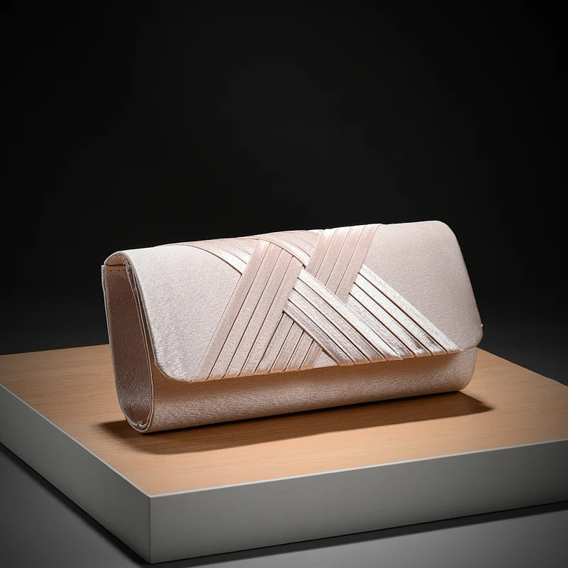 Luxury Stripes Designer One-shoulder bag Envelope Evening Clutch Bags shoulder bag women wedding party gift
