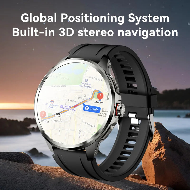 5G/4G Full Netcom 8GB+128GB RAM Smart Watch 1.95 inch 2100mah Battery 900W Camera GPS WIFI Google APPS Smartwatch