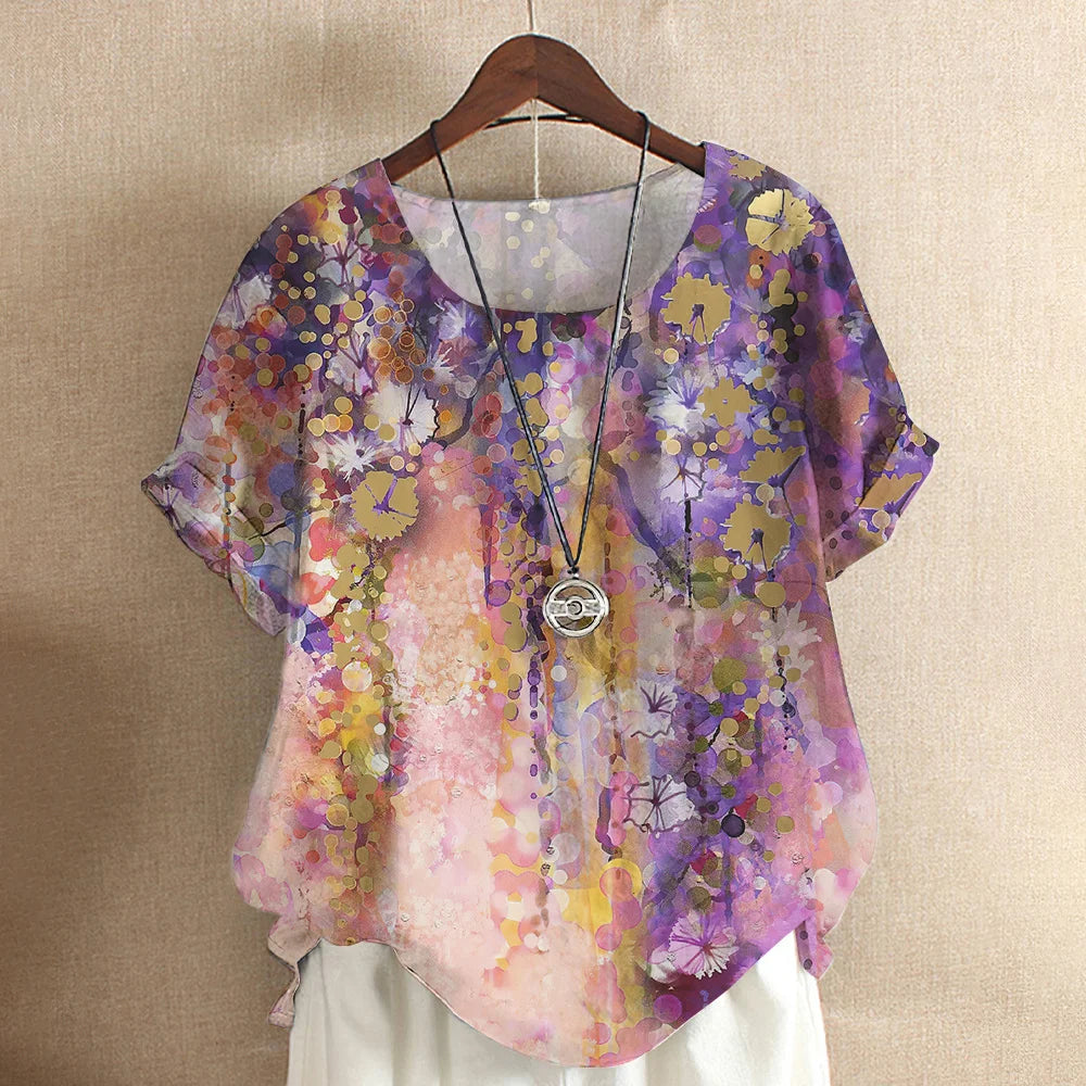 Tops Fashion Pullover Ladies Tees For Summer