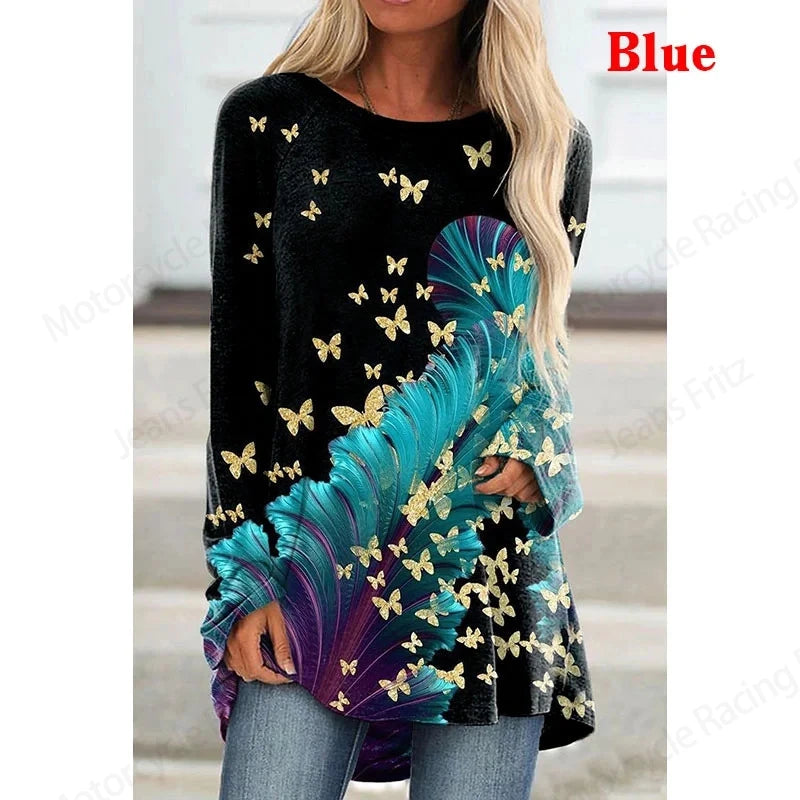 Lady Long Sleeve T shirt Breathable Tshirt