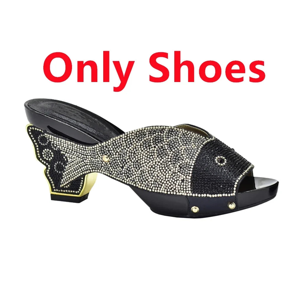 Matching Shoes and Bag Set for Wedding  Women Shoes and Bag Set