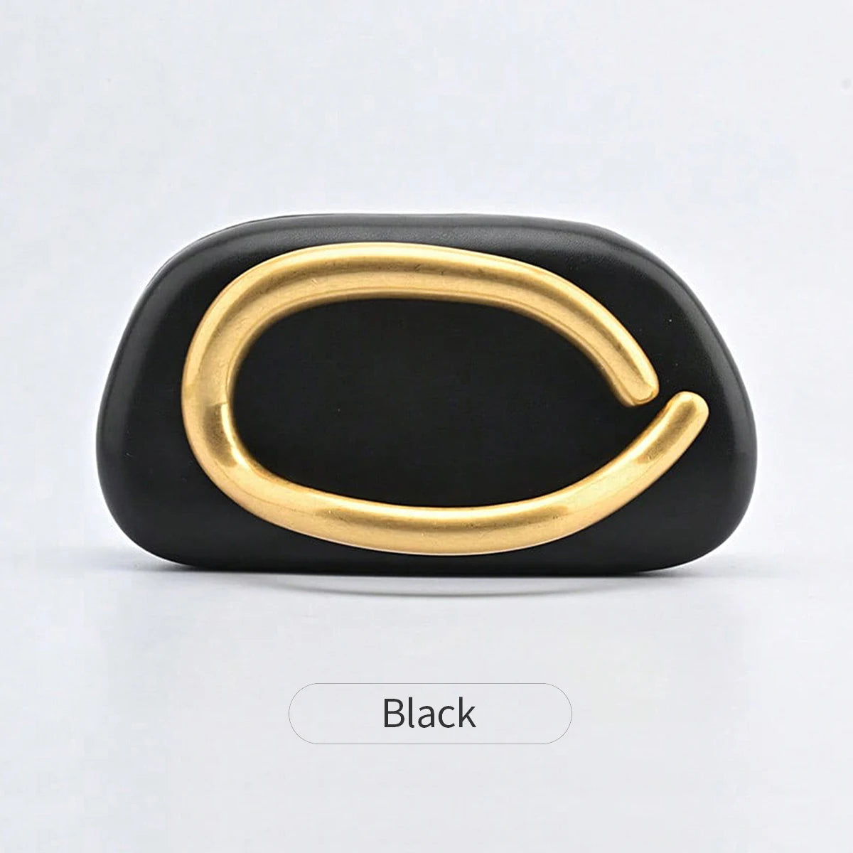 Metal Closure Clutch Evening Bags For Women Luxury Designer Handbag MINI wallet Vintage Elegant Oval Box Chain Strap Shoulder