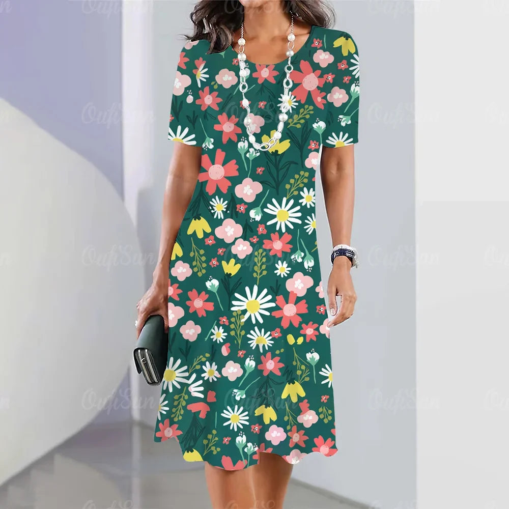 Elegant Beautiful Casual Mini  Summer Sweet Dress