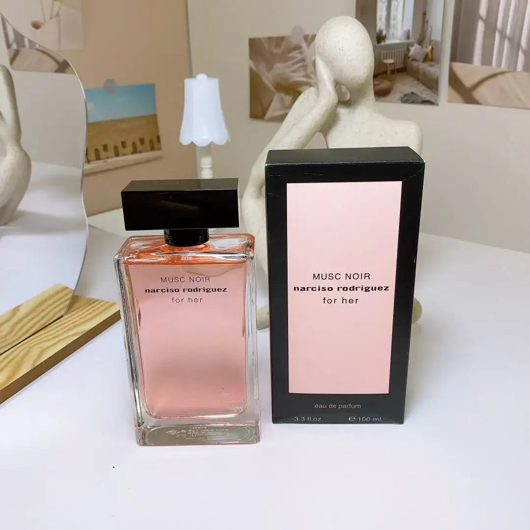 Daily Hot Brand Elegant Musk Floral Eau De Toilette For Women, Luxury Pink Bottle Perfume
