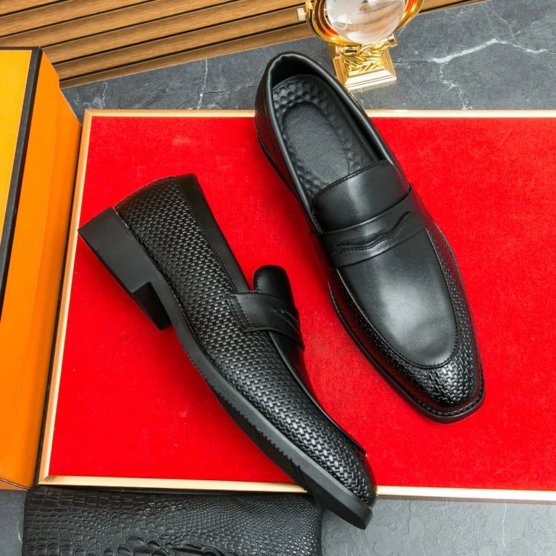 Classic Loafers Slip-on Plus Size 45 46 Original Office and Business Shoes
