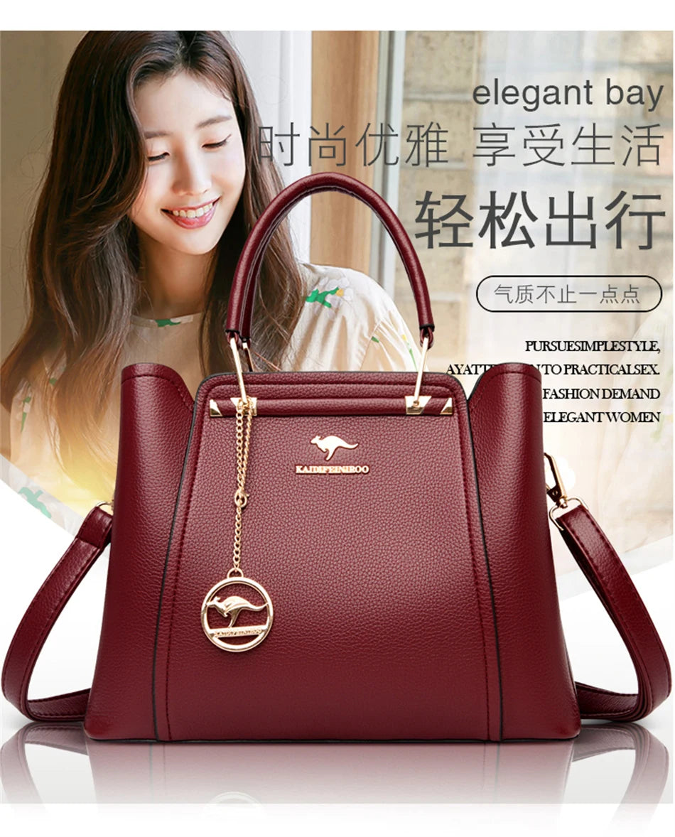 Shoulder Crossbody Sac Ladies Large Capacity Leather Handbags
