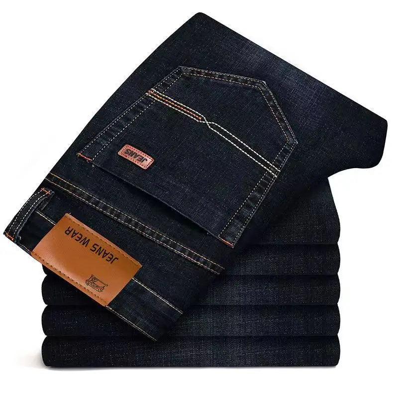Classic Style Casual Stretch Slim Denim Jean For Men