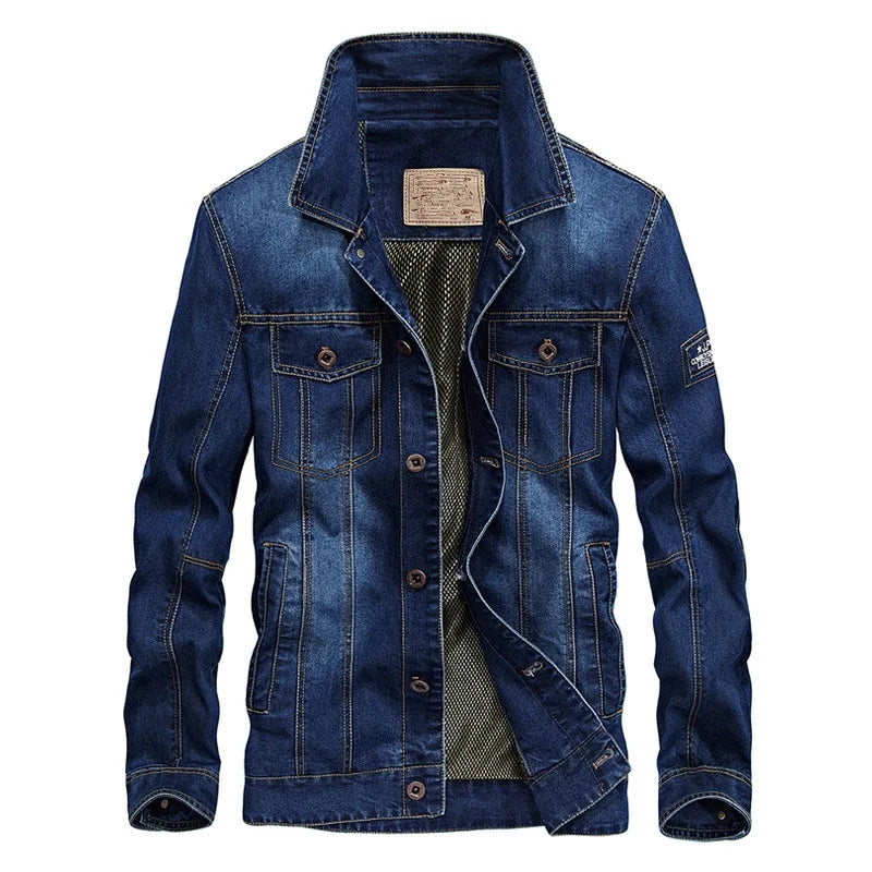 Spring Fashion Top Quality Brand Male Winter Denim Jacket Jeans Jacket Bomber Outwear Coats