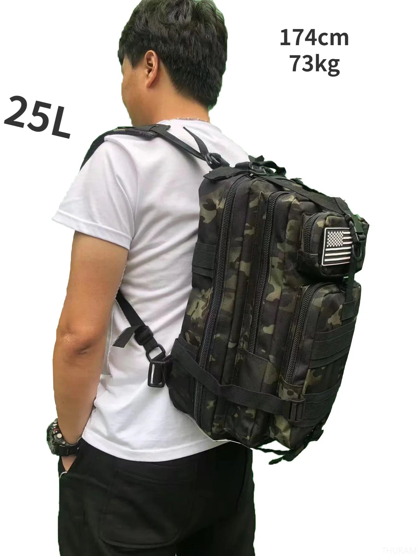 Tactical Sports Trekking Fishing Hunting Camping Hiking Bag Backpack Outdoor