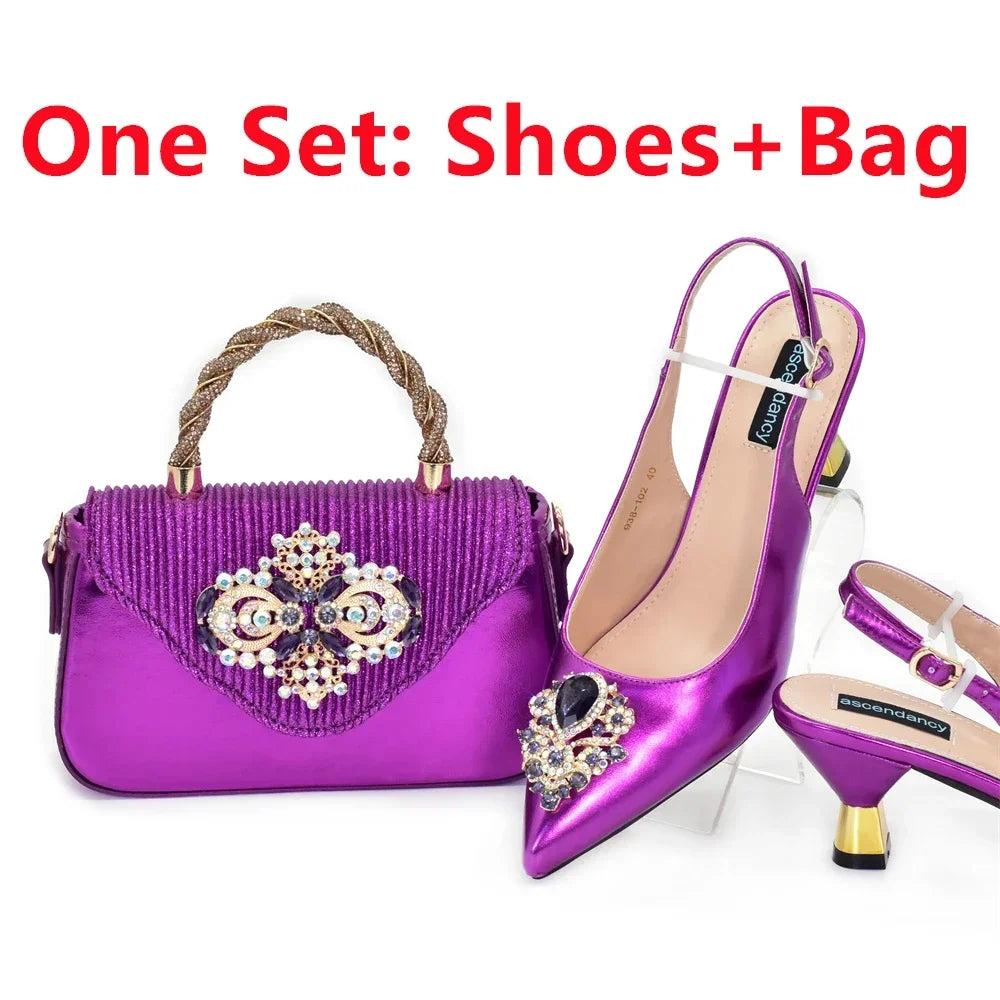New Fashion Women Shoes and Bags To Match
