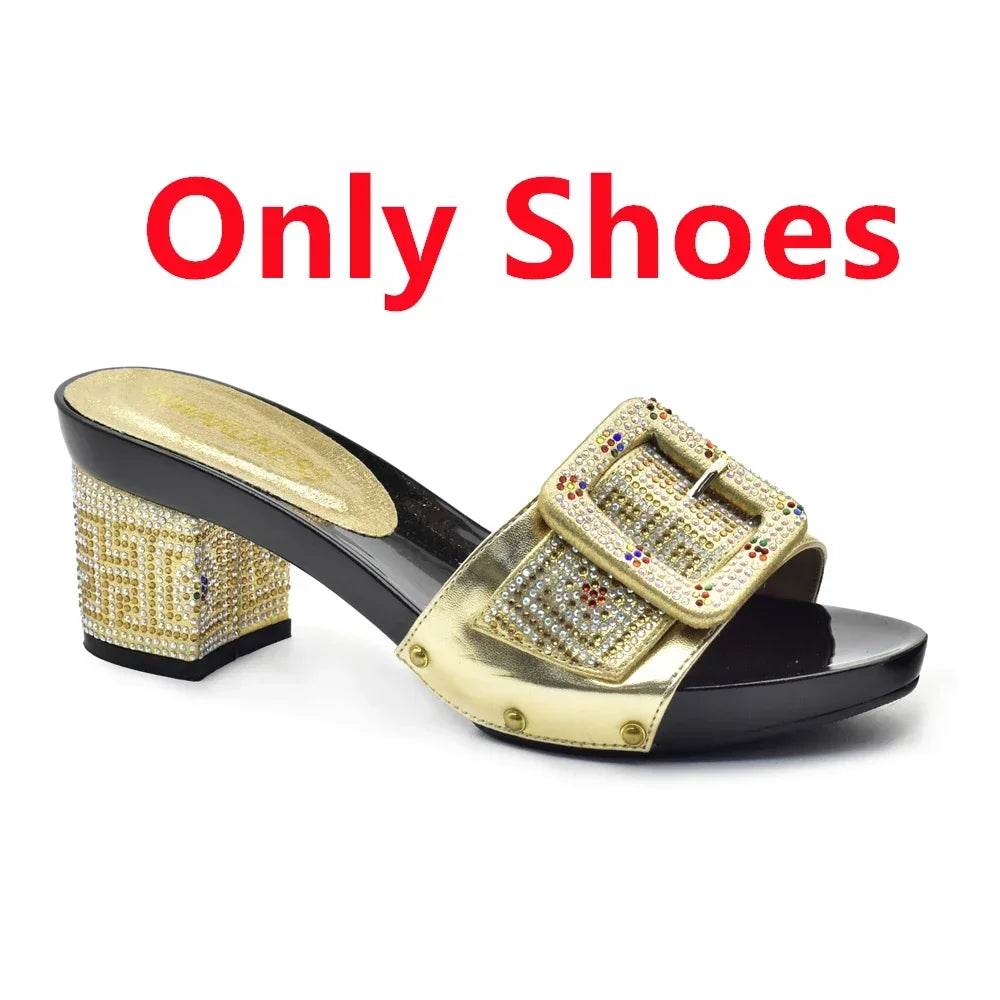 Wine Color Italian Shoes with Matching Bags