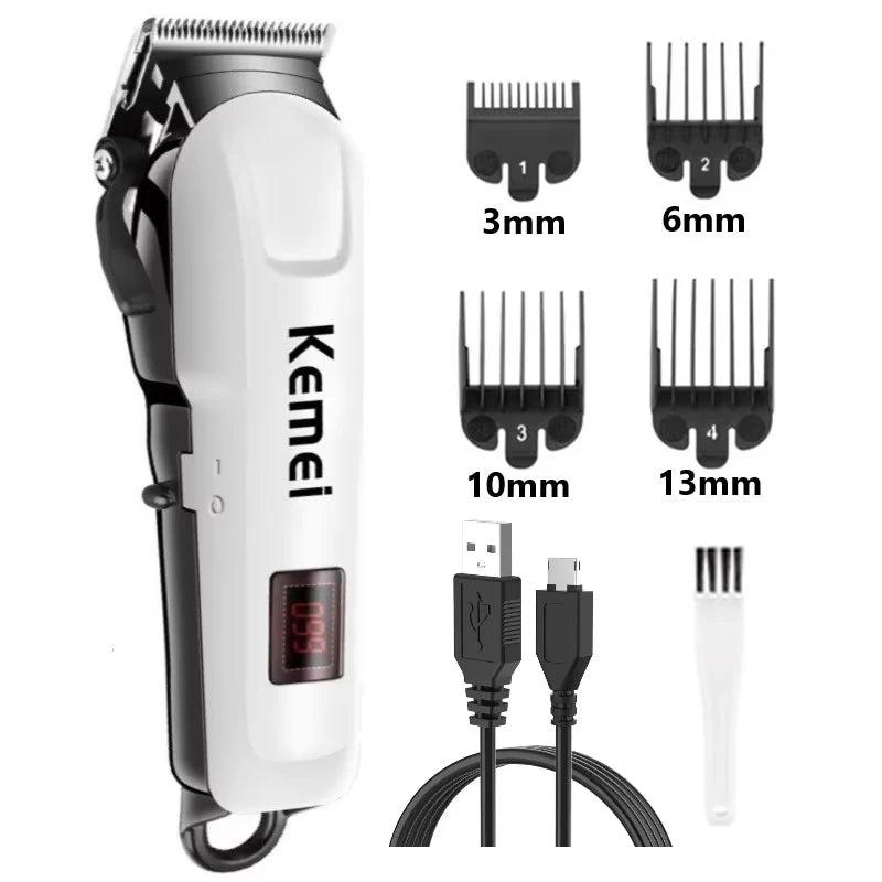 Electric Hair Clipper Hair Cut Maching Wireless Trimmer men Professional Clipper Machine Rechargeable Hair Cut