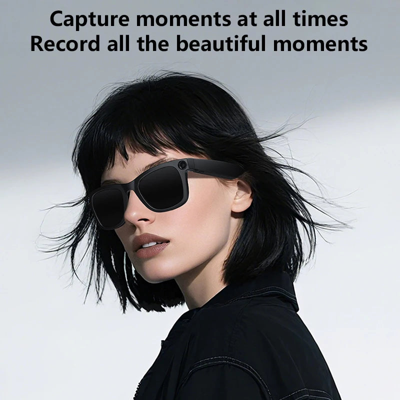 G300 Smart AI Glasses 1200W pixel AI Shooting Camera HD Photo Video Voice Call Translation Waterproof Bluetooth ChatGPT