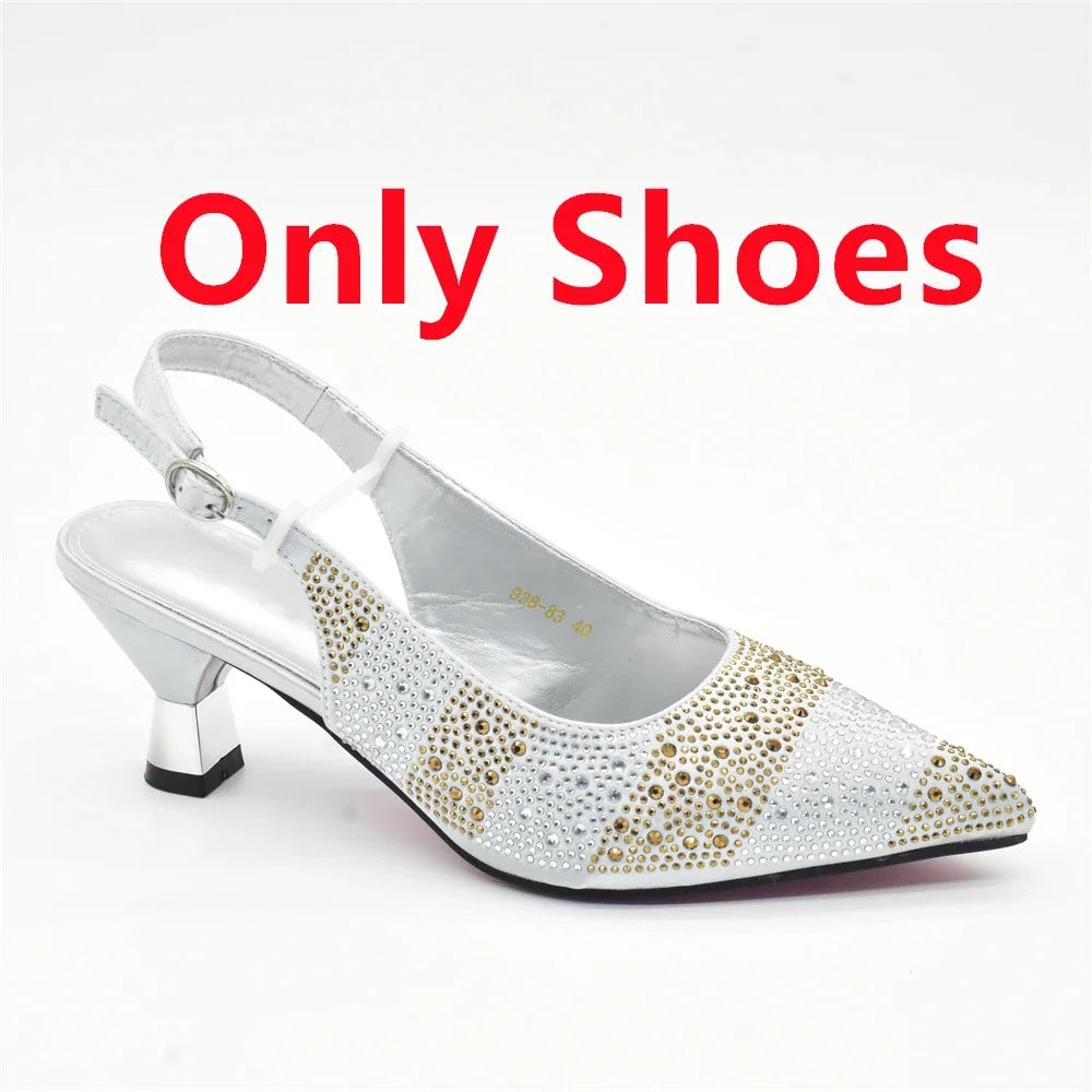 Shoe and Bags Set for Wedding Women Shoes and Bags