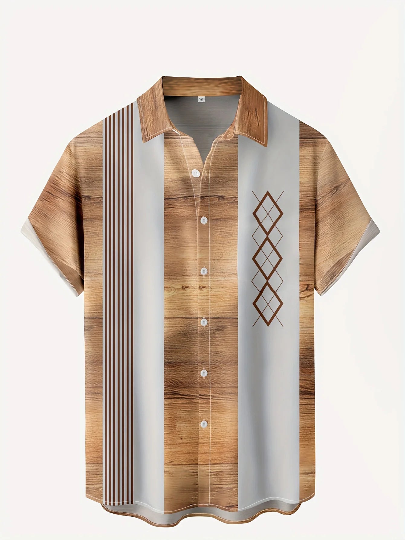 Mix Beautiful Colour Short Sleeve Tops Beach Party Plaid For Men's