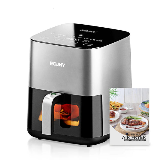 Air Fryer 5L, Electric Hot Fryer Oven Oilless Cooker with Touch Control & Nonstick Basket & Visible Window
