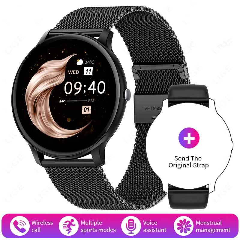 Smart Watch Bluetooth Call Sports Fitness Watches Heart Rate Health Monitor Android iOS