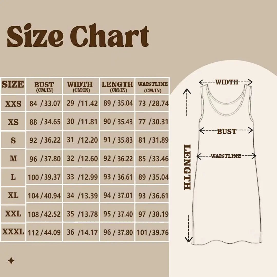 Women's Round Neck Sleeveless Vintage Fern Leaf Print Casual A-Line Mini Dress, Elegant Tank Dresses for Spring & Summer