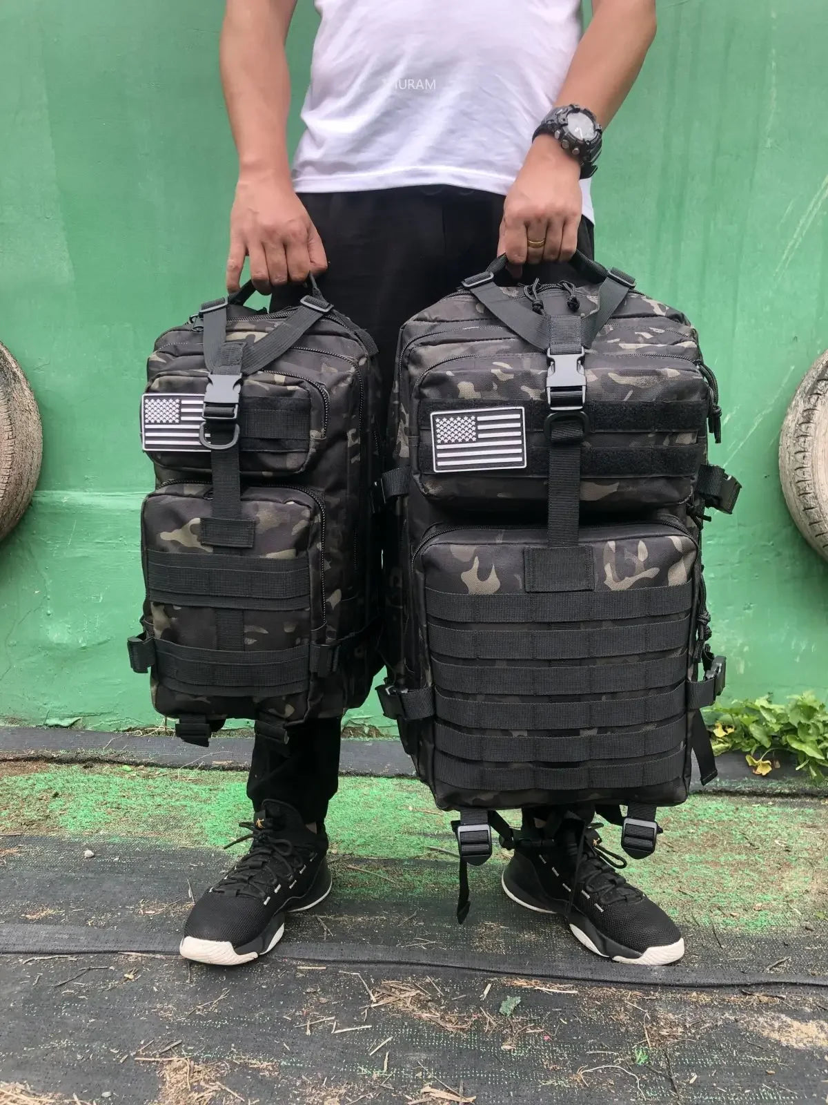 Tactical Sports Trekking Fishing Hunting Camping Hiking Bag Backpack Outdoor