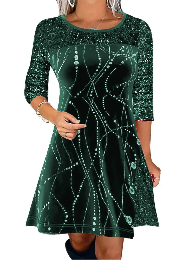 New Solid Color Dresses Spring  and Summer