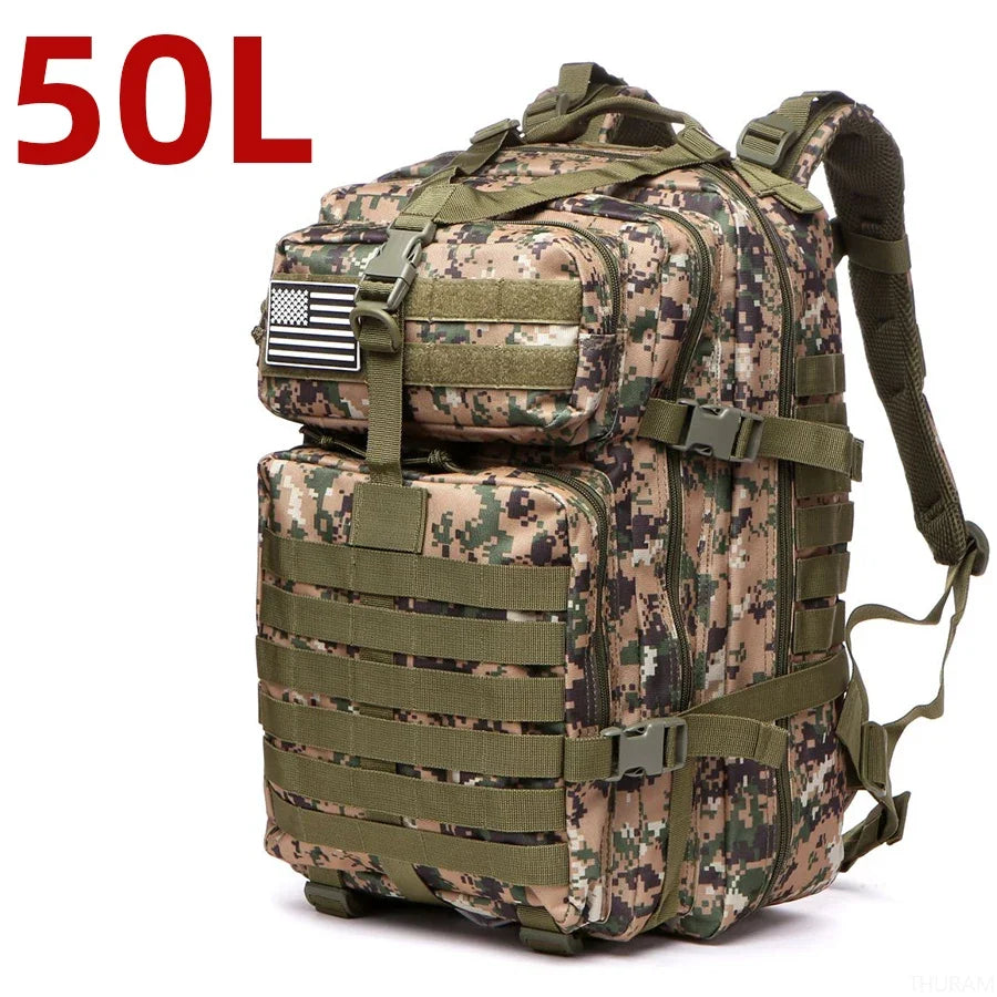 Tactical Sports Trekking Fishing Hunting Camping Hiking Bag Backpack Outdoor