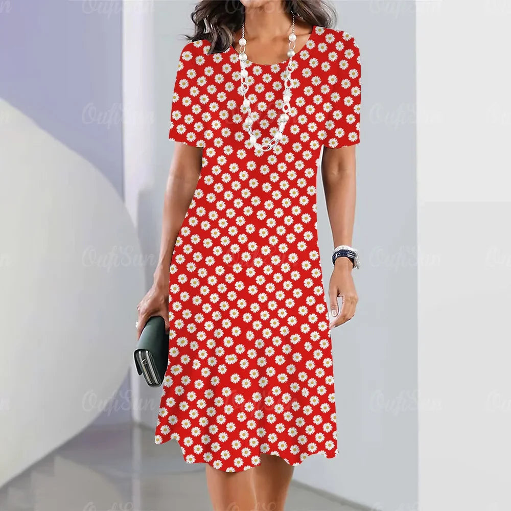Elegant Beautiful Casual Mini  Summer Sweet Dress
