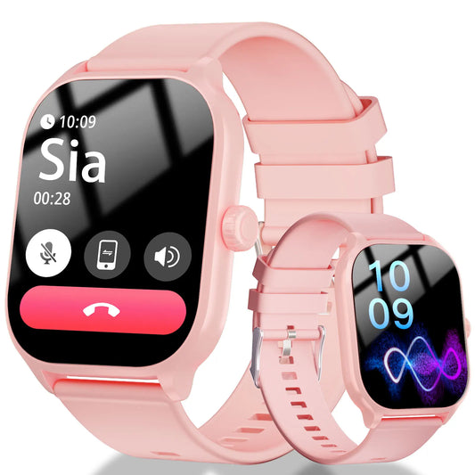 Smartwatch, Wireless Calling/Dialling, Call Alert & Rejection, Short Message Alert, Sports Watch, Custom Wallpaper, iPhone/Andriod