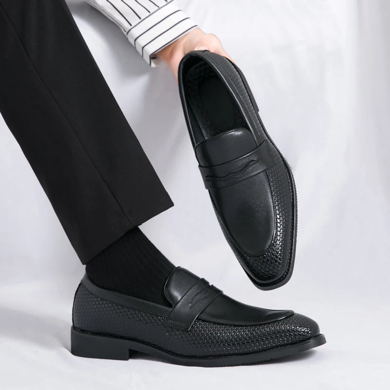 Classic Loafers Slip-on Plus Size 45 46 Original Office and Business Shoes