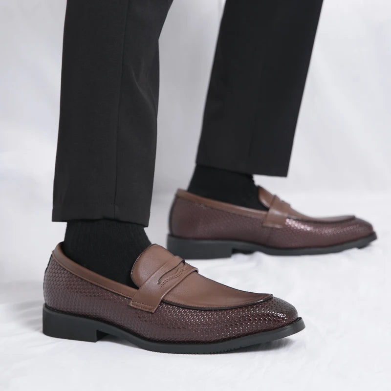 Classic Loafers Slip-on Plus Size 45 46 Original Office and Business Shoes
