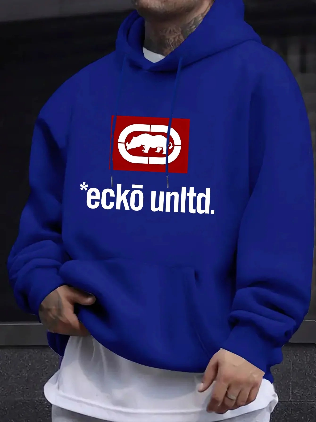 Men's hoodie with graphic "Ecko Unlimited" - Casual sweater  long sleeves