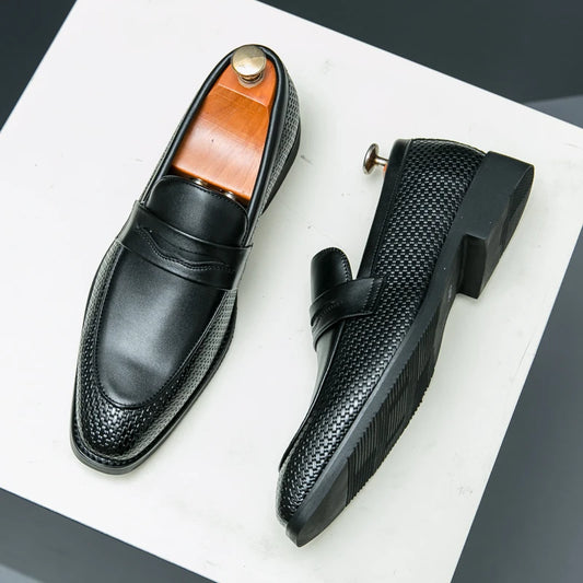 Classic Loafers Slip-on Plus Size 45 46 Original Office and Business Shoes