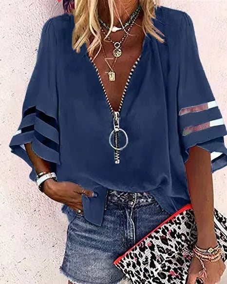 Summer Casual Short Sleeve Tops