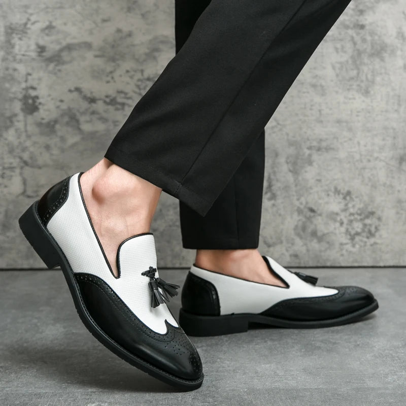 Leather Moccasins Comfortable For Wedding and Office Designer Shoes