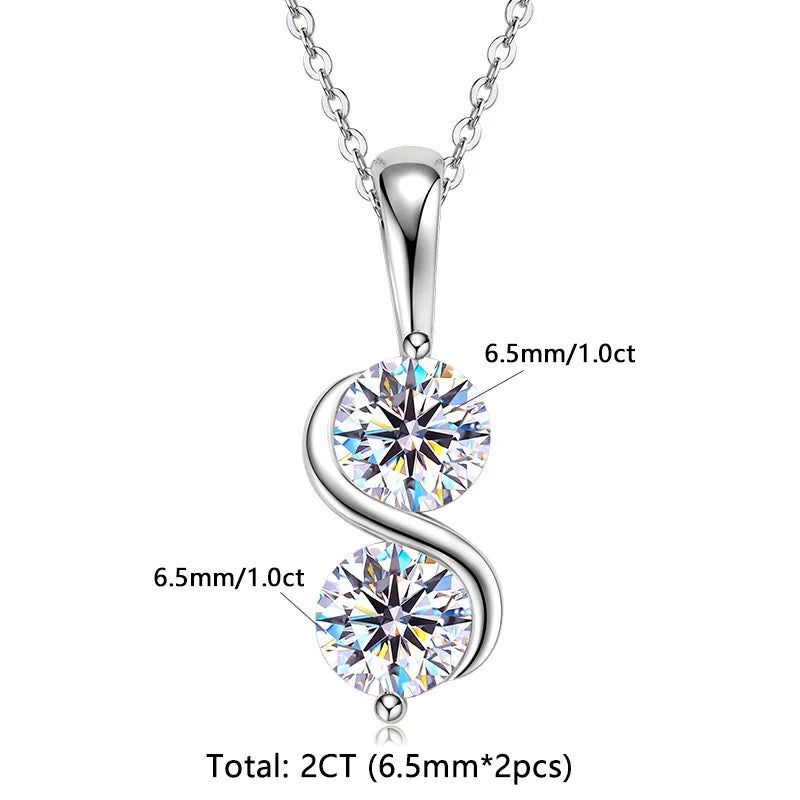 Round Pendant Necklaces Sterling Silver Fine Jewelry