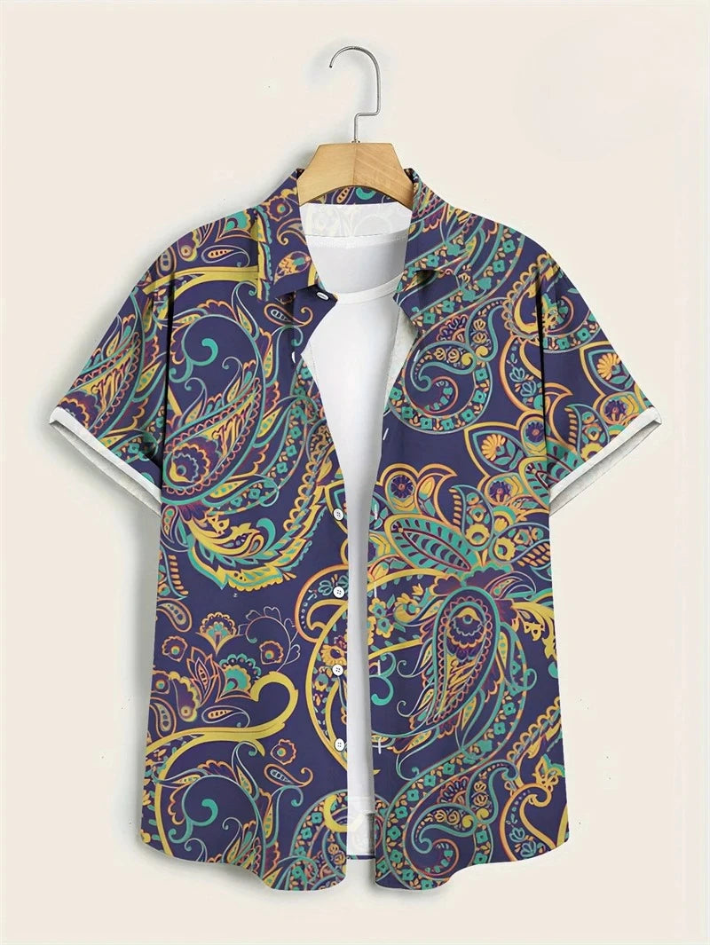Hawaii Shirts Graphic Short-sleeved T-shirt For Men