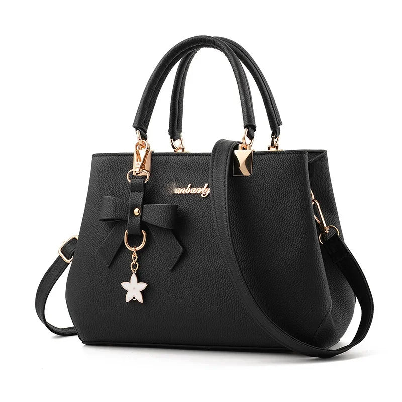 Luxury Designer Handbags Female Bags Plum Bowknot Sweet Messenger Crossbody Bag